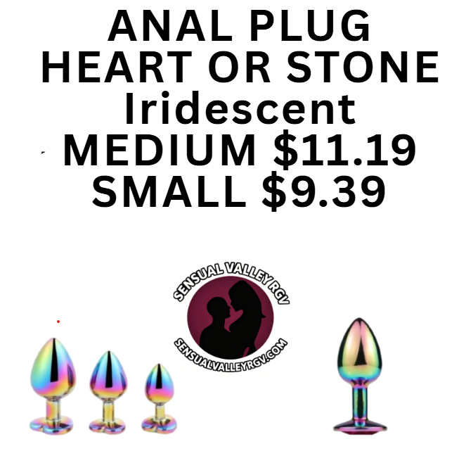 METAL BUTT PLUG Iridescent