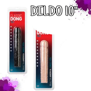 Classic Lifelike 10-Inch Dildo - Soft, Firm Silicone for Pleasurable Exploration