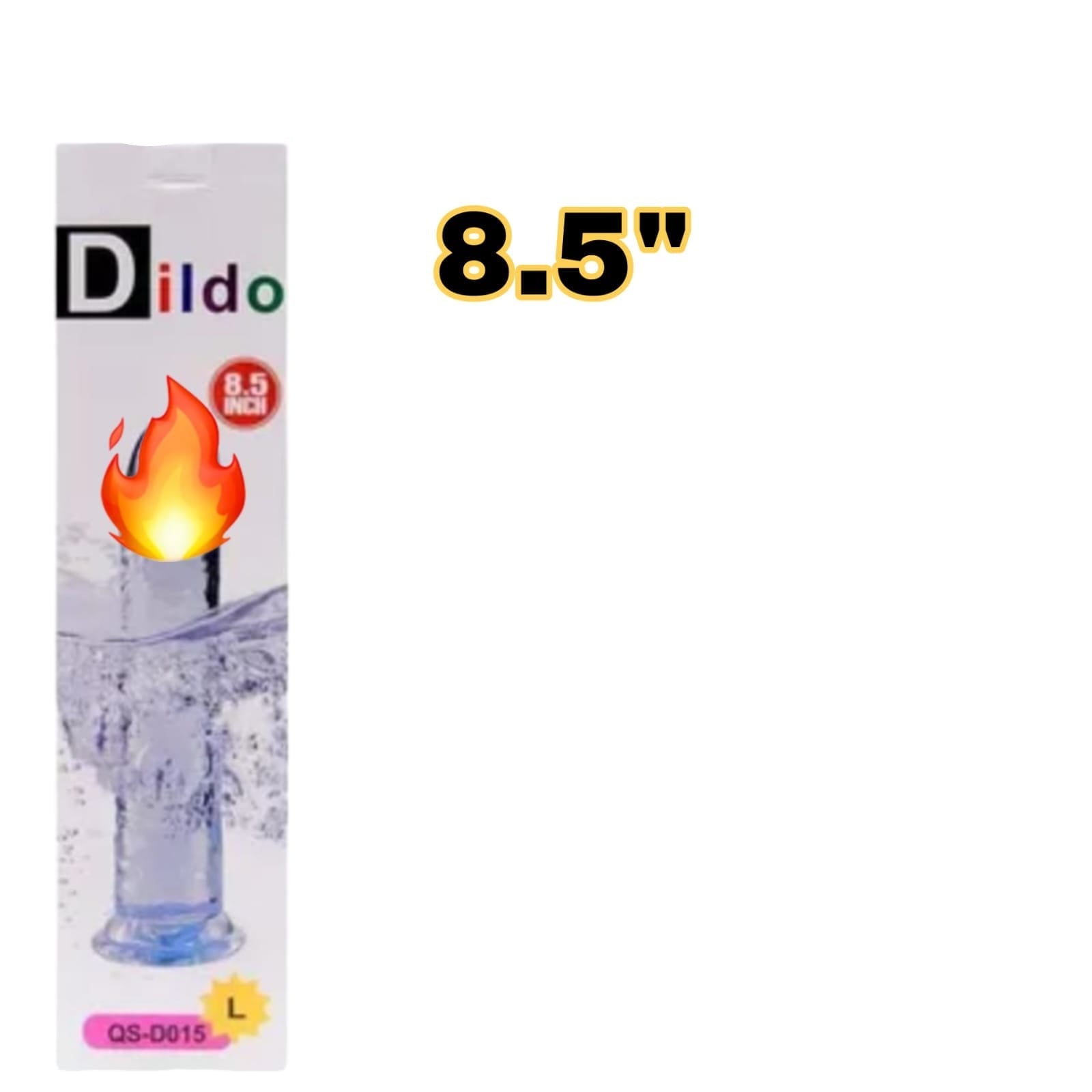 Realistic Soft Gel Dildo, 8.5-inch Lifelike Design for Sensual Pleasure