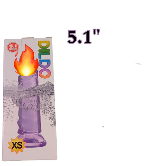 Realistic Silicone Dildo 5.1-inch, Soft Gel Material for Playful Pleasure