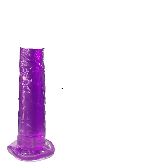 Realistic Gel Dildo, 7-inch Flexible Adult Toy with Suction Cup Base