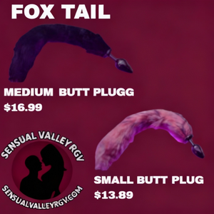 BUTT PLUG  FOX TAIL