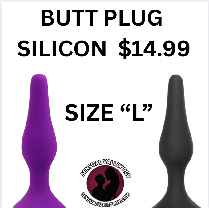 BUTT PLUG SILICON SIZE "LARGE"