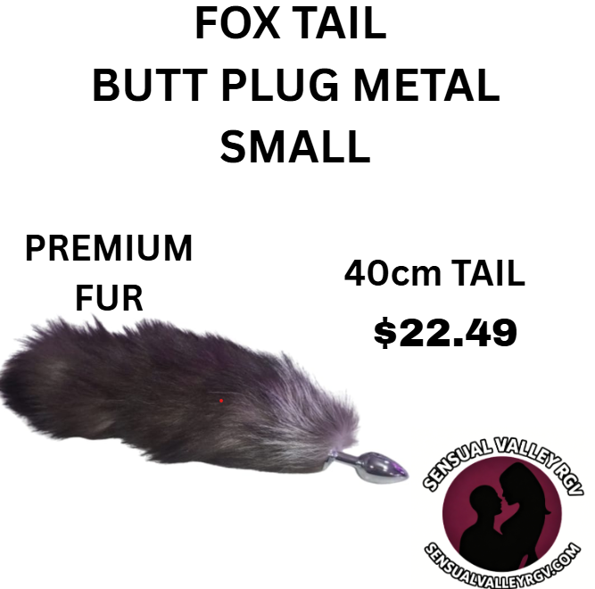 FOX TAIL METAL BUTT PLUG