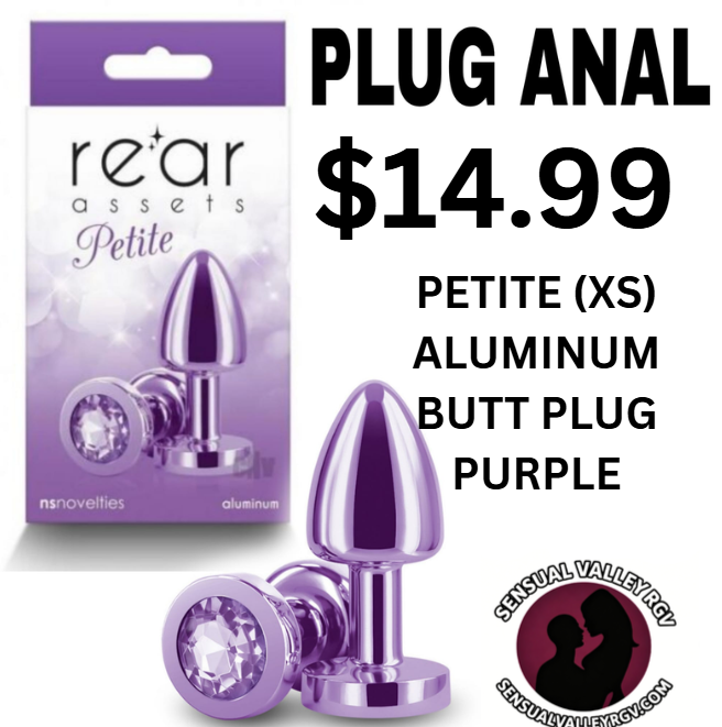 ALUMINUM BUTT PLUG PURPLE