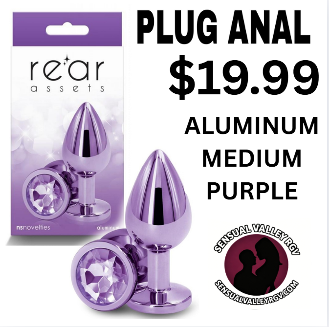 ALUMINUM PURPLE BUTT PLUG