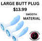 LARGE SILICON BUTT PLUG