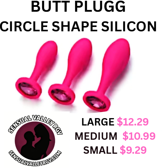 CIRCULAR BUTT PLUGG SILICON
