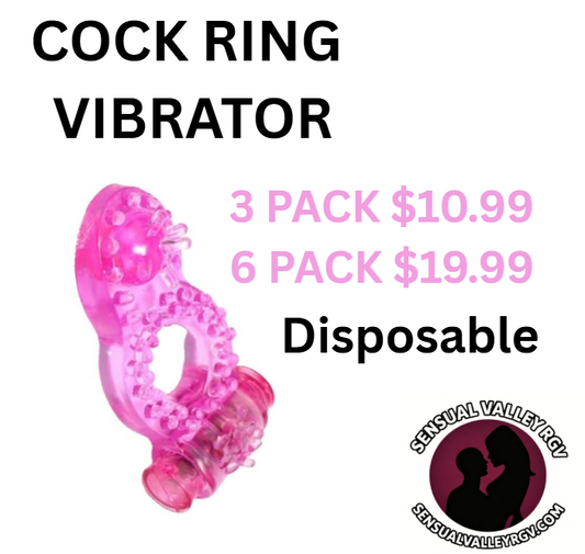 COCK RING VIBRATOR 3 PACK, 6 PACK