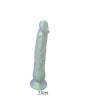 Iridescent Soft Flexible Suction Cup Dildo - 9-Inch Pleasure Toy
